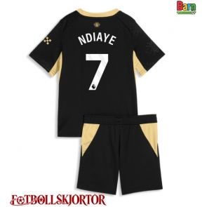 Manchester City Iliman Ndiaye #7 Borta Kläder Barn 2026-27 Kortärmad (+ Korta byxor)